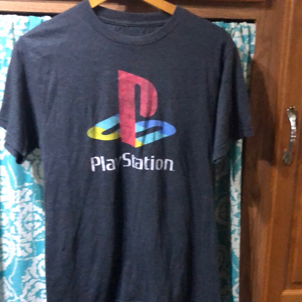 PlayStation Logo T-Shirt -‎ Black